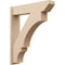 Ekena Millwork 7 1/2-in W x 32-in D x 38-in H Balboa Slat Rough Cedar Woodgrain TimberThane Outlooker, Primed Tan OUTUR075X32X38BOA24RCPR - alternate 1
